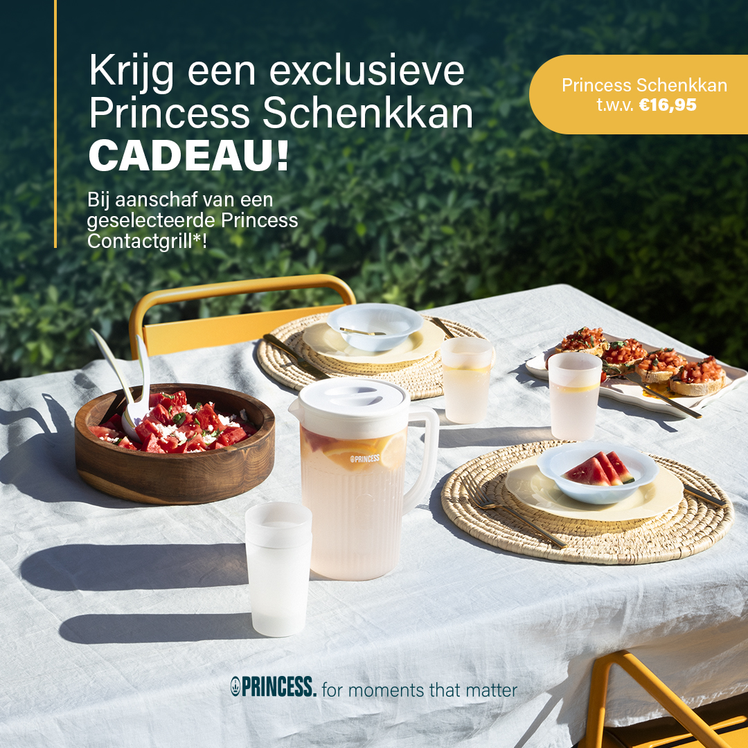Krijg een exclusieve Princess Schenkkan Cadeau! 