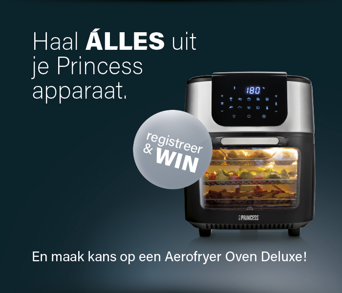 Registreer je Priness product & maak kans op een aerofryer oven deluxe