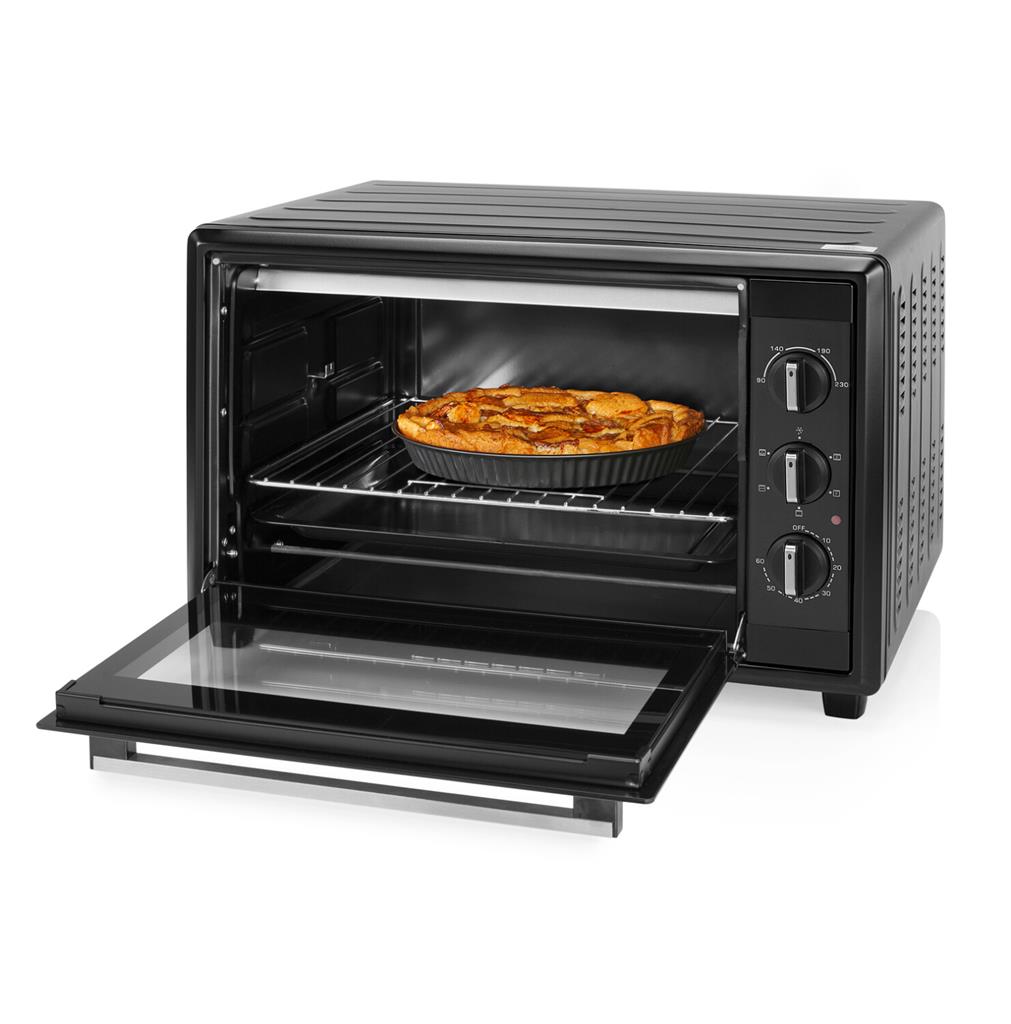 Princess 112756 Horno de convección DeLuxe, 45 L, funciones de convección,  descongelación y asado, asador incluido, paredes antiadherentes y bandeja  para migas extraíble, 90-230 ⁰C, 1800 W : : Hogar y cocina