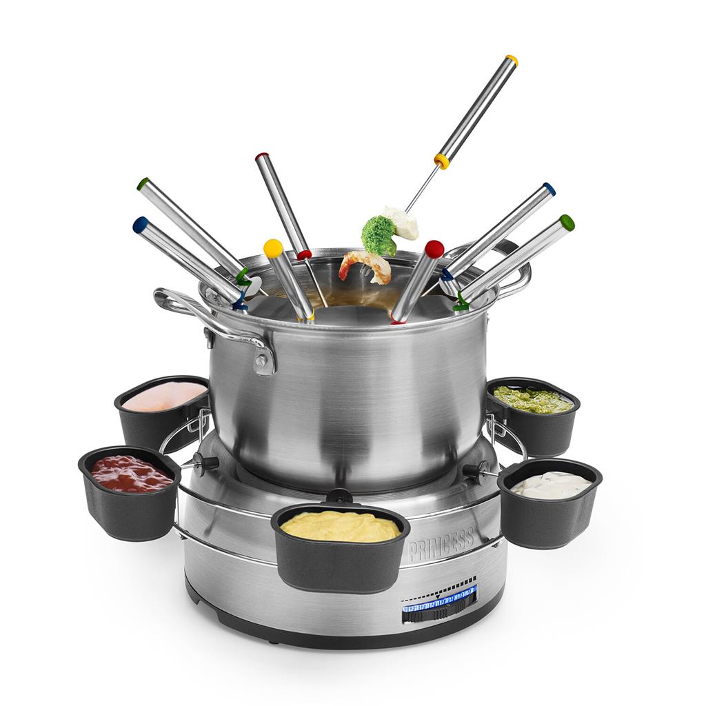 Princess 172680 Stainless Steel Fondue Family Set | Princess