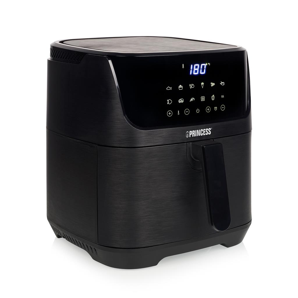 Princess Digital Air Fryer - 6.5 L - With removable divider - 60% less  energy consumption - Digital touch screen - 12 programmes - Without oil 