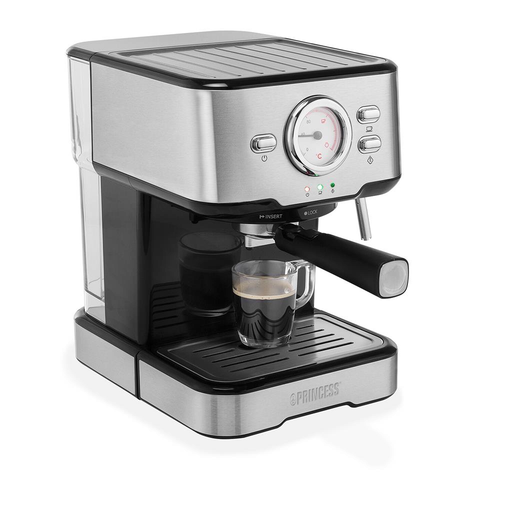 Macchina per Caffe Espresso e Cappuccino con 4 filtri per caffe