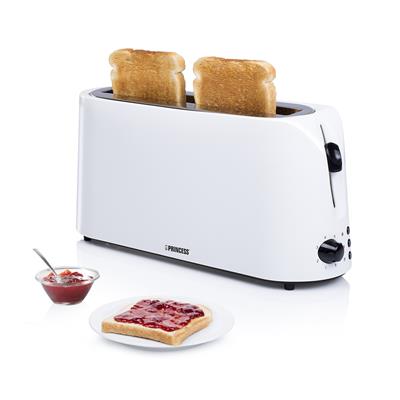 Princess 142330 Long Slot Toaster Cool White