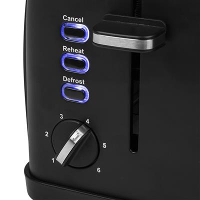 Princess 142396 Black Steel Toaster