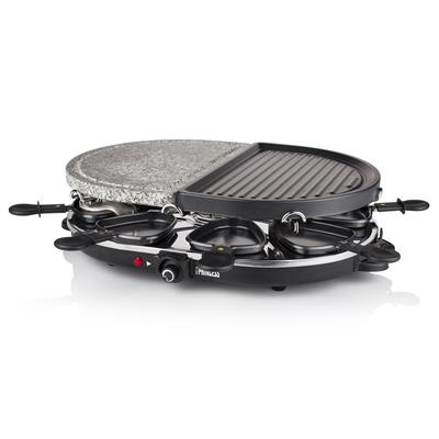 Princess 162710 Raclette 8 Oval Stone & Grill Party