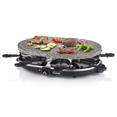 Princess 01.162720.01.001 Raclette 8 Oval Stone Grill Party