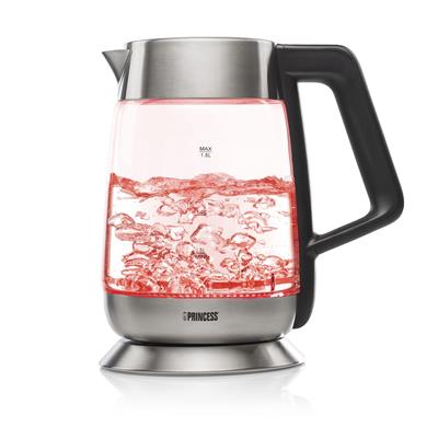 Princess 236025 Wasserkocher mit mehrfarbiger LED und Thermostat