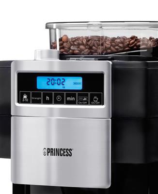 Princess 249402 Coffee Maker and Grinder DeLuxe