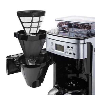 Princess 249406 Kaffeeautomant mit Mahlwerk S/S DeLuxe