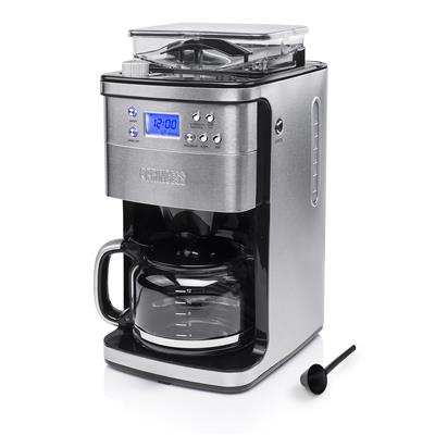 Princess 01.249406.09.001 Cafetière avec broyeur integré S/S DeLuxe