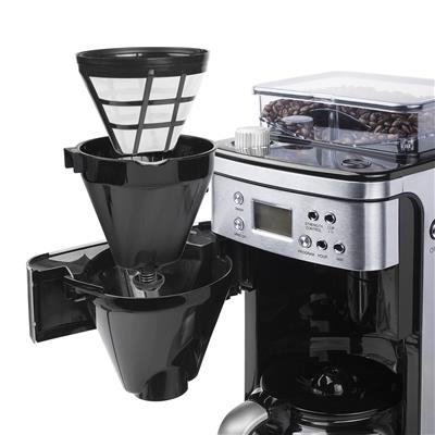 Princess 01.249406.09.001 Cafetière avec broyeur integré S/S DeLuxe