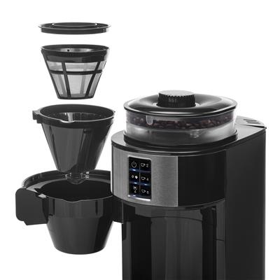 Princess 249408 Cafetière compacte avec broyeur intégré - Deluxe