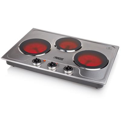 Princess 303009 Ceramic hot plate with 3 burners