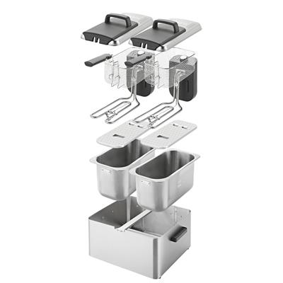 Nova 186200 Nova Dubbele Friteuse