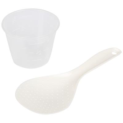 Measuring cup and spoon